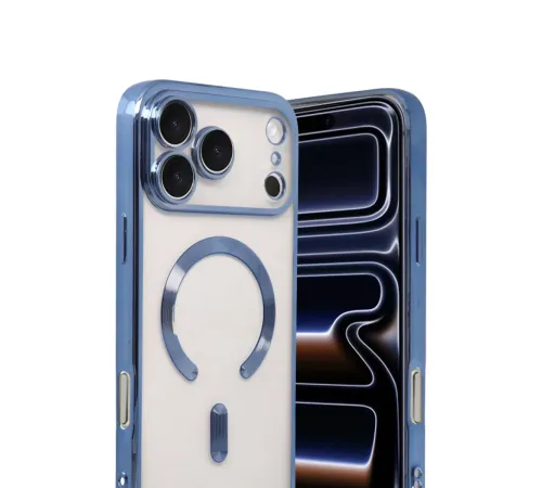 Apple iPhone 17 Pro Kross Magneticsafe Kapak - Sierra Blue