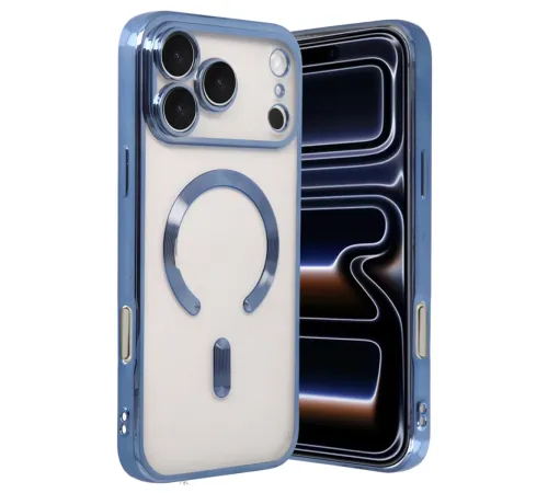 Apple iPhone 17 Pro Kross Magneticsafe Kapak - Sierra Blue