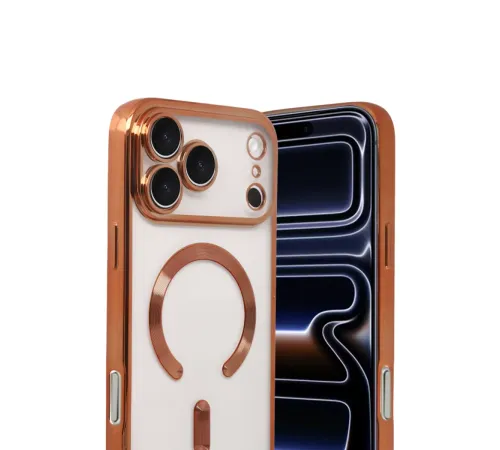 Apple iPhone 17 Pro Kross Magneticsafe Kapak - Turuncu