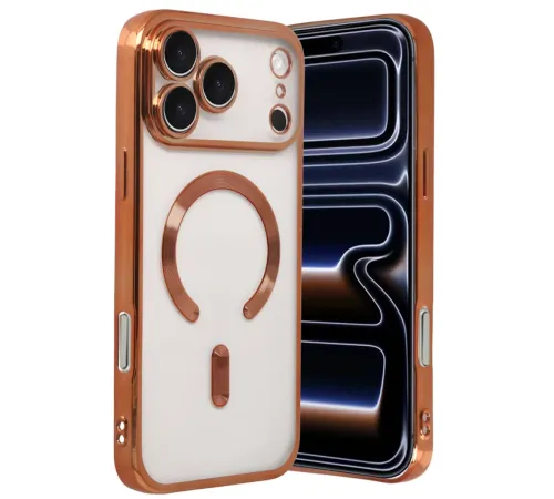 Apple iPhone 17 Pro Kross Magneticsafe Kapak - Turuncu