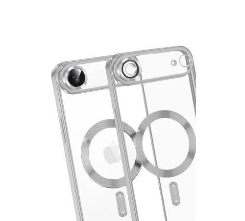 Apple iPhone 17 Air Kross Magneticsafe Kapak - Gümüş