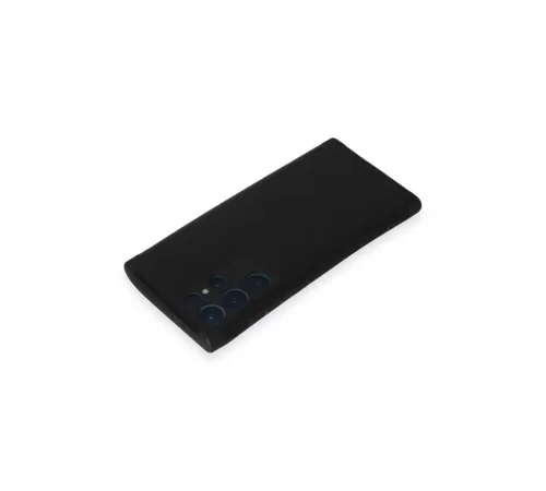 Samsung Galaxy S22 Ultra Kılıf Loop Deri Silikon - Siyah