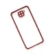 Xiaomi Redmi Note 9 Kılıf Miami Şeffaf Silikon - Fuşya