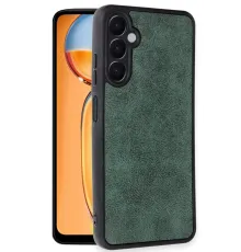 Samsung Galaxy A36 Kılıf Aras Deri Kapak - Koyu Yeşil