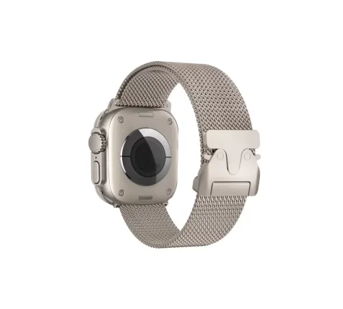 Apple Watch 42mm Milano Metal Kordon - Titan Gri