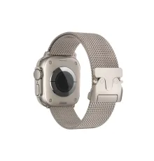 Apple Watch 42mm Milano Metal Kordon - Titan Gri