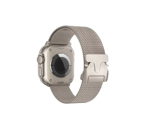 Apple Watch 42mm Milano Metal Kordon - Titan Gri
