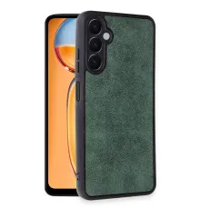 Samsung Galaxy A56 Kılıf Aras Deri Kapak - Koyu Yeşil