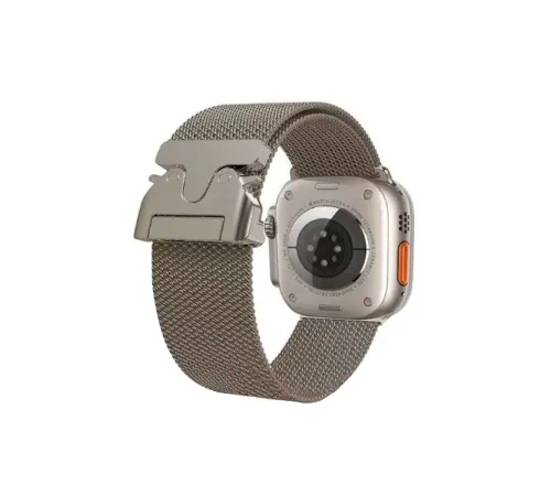 Apple Watch 42mm Milano Metal Kordon - Desert