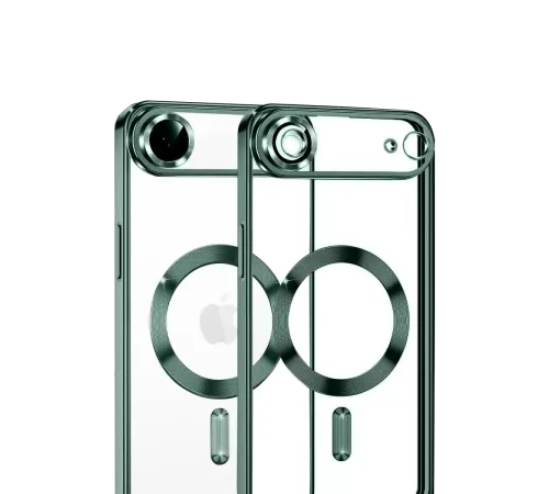 Apple iPhone 17 Air Kross Magneticsafe Kapak - Koyu Yeşil
