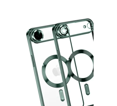 Apple iPhone 17 Air Kross Magneticsafe Kapak - Koyu Yeşil