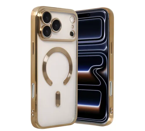 Apple iPhone 17 Pro Max Kross Magneticsafe Kapak - Gold