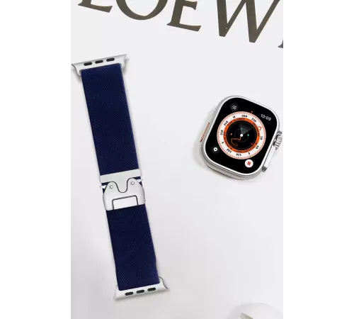 Apple Watch 42mm Forest Kumaş Kordon - Lacivert