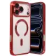 Apple iPhone 17 Pro Max Kross Magneticsafe Kapak - Kırmızı