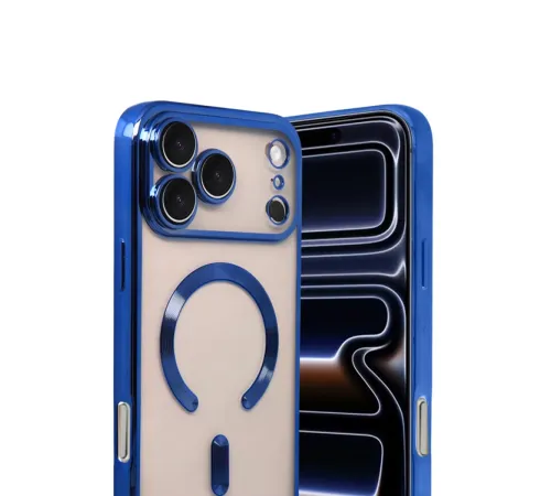 Apple iPhone 17 Pro Max Kross Magneticsafe Kapak - Lacivert