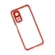 Xiaomi Mi 10T Pro Kılıf Miami Şeffaf Silikon - Kırmızı