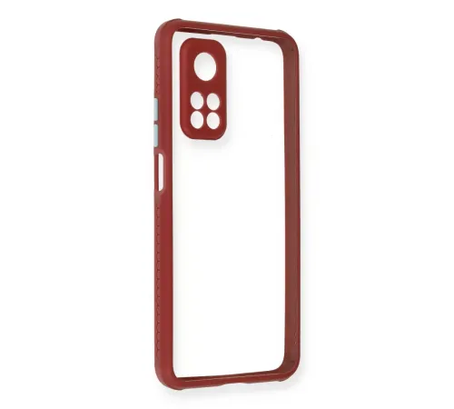 Xiaomi Mi 10T Pro Kılıf Miami Şeffaf Silikon - Fuşya