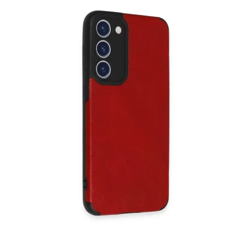 Samsung Galaxy S23 Plus Kılıf Loop Deri Silikon - Kırmızı