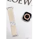 Apple Watch 42mm Forest Kumaş Kordon - Krem