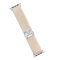 Apple Watch 42mm Forest Kumaş Kordon - Krem