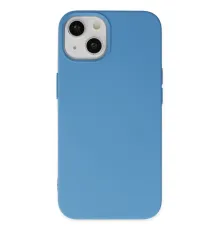 Apple iPhone 15 Pro Kılıf Nano içi Kadife Silikon - Mavi