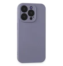Apple iPhone 15 Pro Kılıf Nano içi Kadife Silikon - Lila