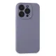 Apple iPhone 15 Pro Kılıf Nano içi Kadife Silikon - Lila