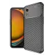Samsung Galaxy XCover 7 Kılıf Auto Focus Karbon Kapak - Siyah