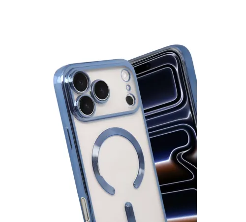 Apple iPhone 17 Pro Max Kross Magneticsafe Kapak - Sierra Blue