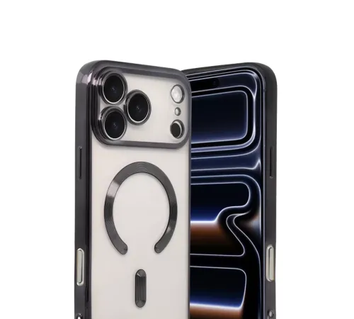 Apple iPhone 17 Pro Max Kross Magneticsafe Kapak - Siyah