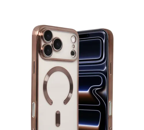 Apple iPhone 17 Pro Max Kross Magneticsafe Kapak - Çöl Titanyum