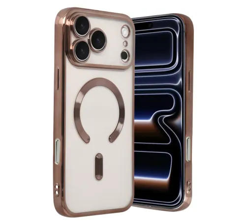 Apple iPhone 17 Pro Max Kross Magneticsafe Kapak - Çöl Titanyum