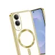 Samsung Galaxy S25 Edge Kross Magneticsafe Kapak - Gold