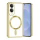 Samsung Galaxy S25 Edge Kross Magneticsafe Kapak - Gold