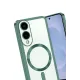 Samsung Galaxy S25 Edge Kross Magneticsafe Kapak - Koyu Yeşil