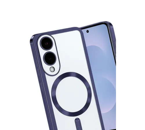 Samsung Galaxy S25 Edge Kross Magneticsafe Kapak - Lacivert