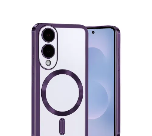 Samsung Galaxy S25 Edge Kross Magneticsafe Kapak - Mor