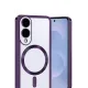 Samsung Galaxy S25 Edge Kross Magneticsafe Kapak - Mor