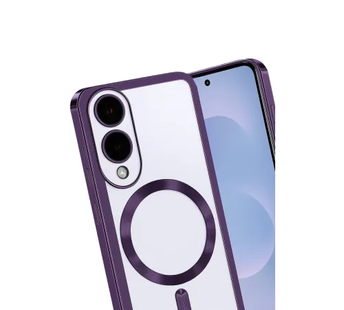 Samsung Galaxy S25 Edge Kross Magneticsafe Kapak - Mor