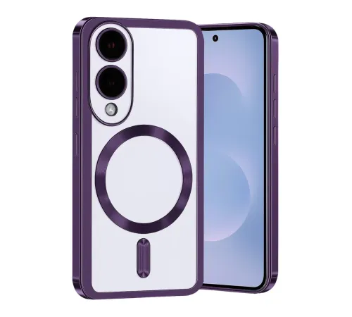 Samsung Galaxy S25 Edge Kross Magneticsafe Kapak - Mor