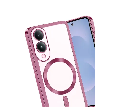Samsung Galaxy S25 Edge Kross Magneticsafe Kapak - Rose