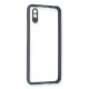 Xiaomi Redmi 9A Kılıf Miami Şeffaf Silikon - Gri