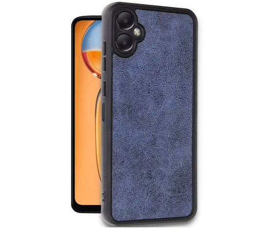 Samsung Galaxy A06 Kılıf Aras Deri Kapak - Lacivert