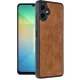 Samsung Galaxy A06 Kılıf Aras Deri Kapak - Taba