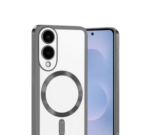 Samsung Galaxy S25 Edge Kross Magneticsafe Kapak - Titan Gri