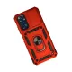 Xiaomi Redmi Note 11 Kılıf Pars Lens Yüzüklü Silikon - Kırmızı