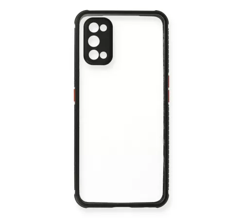 Realme 7 Pro Kılıf Miami Şeffaf Silikon - Siyah