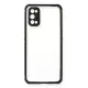 Realme 7 Pro Kılıf Miami Şeffaf Silikon - Siyah