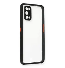 Realme 7 Pro Kılıf Miami Şeffaf Silikon - Siyah