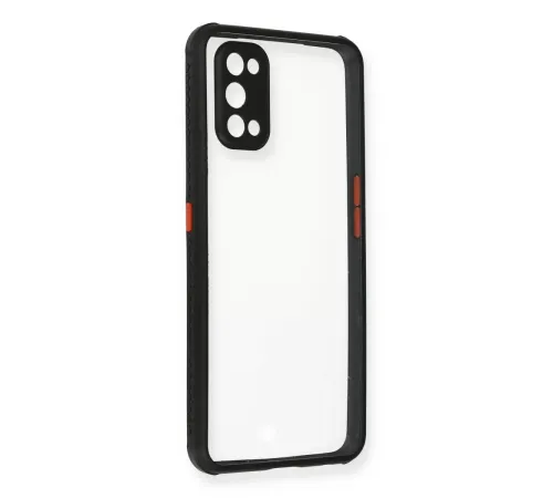Realme 7 Pro Kılıf Miami Şeffaf Silikon - Siyah